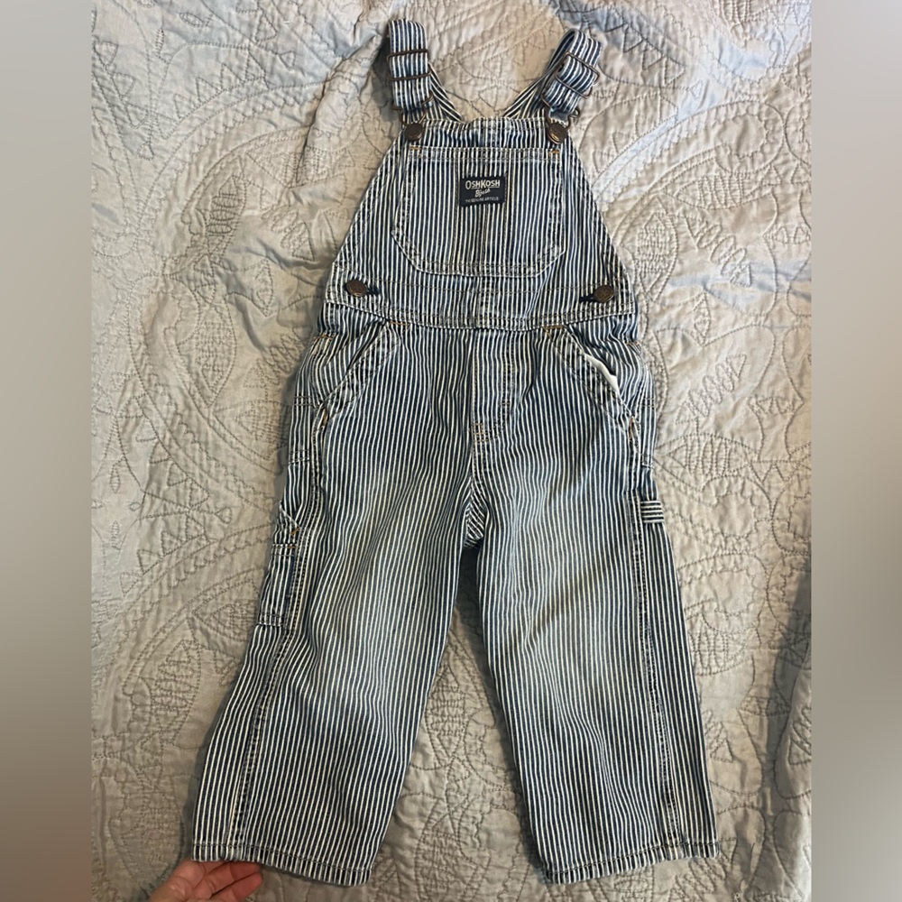 OshKosh B’Gosh Striped Overalls